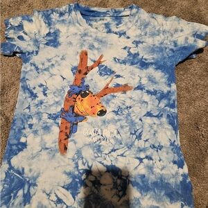 Blue Tie-Dye Costa Rica T-Shirt